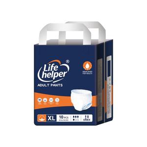 ผ้าอ้อมผู้ใหญ่แบบกางเกง Life Helper ไซส์ XL 10 ชิ้น ซึมซับดี ระบายอากาศได้ดี ใช้แล้วทิ้ง สำหรับทั้งชายและหญิง - Product Image 1