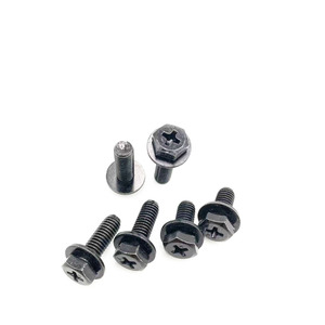 GB tiêu chuẩn thép carbon đen mạ kẽm hình lục giác Phillips đầu vít máy với máy giặt phẳng kết hợp vít - Product Image 4