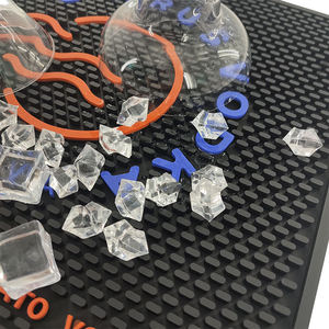 Customizable Silicone PVC <b>Bar</b> Mat Rubber Beer Spill <b>Pad</b> Pub Rail Mat Drip Tray Non Slip Counter Mat Table Mat Placemat Coaster - Product Image 4