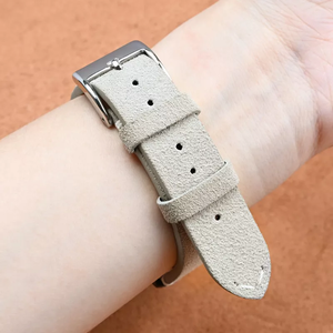 Lionorm <span class=keywords><strong>cinturino</strong></span> per orologio in vera <span class=keywords><strong>pelle</strong></span> a sgancio rapido 16mm 18mm 20mm 22mm in <span class=keywords><strong>pelle</strong></span> <span class=keywords><strong>scamosciata</strong></span> <span class=keywords><strong>cinturino</strong></span> di ricambio per orologio - Product Image 5