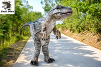 Marionnette de dinosaure réaliste grandeur nature personnalisée avec cadre métallique certifiée CE pour parcs à thème, spectacles intérieurs/extérieurs, maisons de jeux et jardins