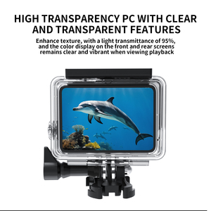 Venta caliente negro <span class=keywords><strong>Go</strong></span> <span class=keywords><strong>Pro</strong></span> <span class=keywords><strong>Hero</strong></span> <span class=keywords><strong>8</strong></span> carcasa de buceo funda protectora impermeable de alta calidad - Product Image 4