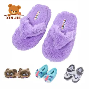 Pluche Slippers Fuzzy Pluche Huis Beer Eekhoorn Vos Schattige Slippers Custom Slippers 2023 Groothandel Cartoon Schoenen Unisex 7 Dagen