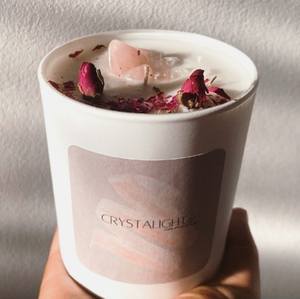 도매 럭셔리 소이 왁스 아로마 테라피 캔들, 맞춤형 허브 힐링 크리스탈, 결혼식 및 크리스마스용 홈 데코 - Product Image 3