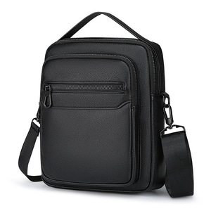 Sac messager en cuir PU de haute qualité pour hommes, sac bandoulière tendance, sac à l'épaule – Vente en gros - Product Image 1
