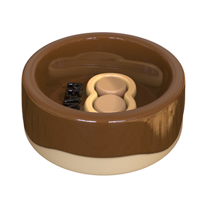Tigela de Cerâmica para Cães de Alimentação Lenta, Estilo Osso, Design Anti-Gulpe, Tigela para Animais de Estimação para Cães Médios e Grandes - Product Image 2