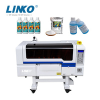 Impresora de Ropa LINKO Mycolor Plotter DTF, Impresora 3D para Camisetas, Impresora DTF Rosa para Algodón