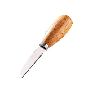 Coltello Manuale Tre-in-Uno in Acciaio Inox 304 per Intaglio Frutta, Estrattore Arachidi, Sbucciatore con Manico in Legno - Product Image 5
