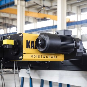 Palans à câble à double poutre européens de 63 tonnes et <span class=keywords><strong>80</strong></span> tonnes à grande hauteur de levage pour charges lourdes - Product Image 3