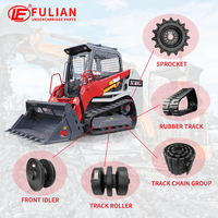 Roda Idler Belakang Berkualitas Tinggi 08801-35100 untuk Takeuchi TL26-2 TL126 TL220