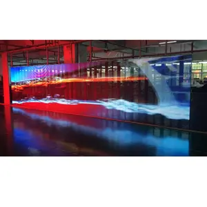 Tela led de alta transparência, folha de 95% display led p6.66 p10 totalmente colorida exibição de filme transparente