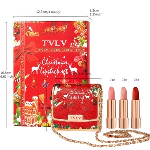 Bolsa de Maquillaje para Lápiz Labial Personalizada de Alta Calidad, Mochila Navideña Impermeable, Lápiz Labial Vegetariano Navideño - Product Image 1