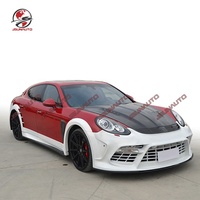 Diffuseur de pare-chocs avant de voiture pour Panamera 970.2 Facelift MSY Style Kit de carrosserie large pour Panamera GTS capot en carbone