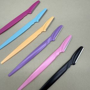 Produit très vendu : tondeuse à sourcils en acier inoxydable exfoliante, tondeuse à sourcils, <span class=keywords><strong>rasoir</strong></span> facial portable pour femmes, option multicolore - Product Image 5