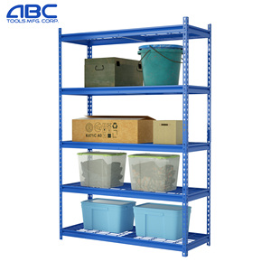 Estanterías de Alta Calidad para Trabajo Mediano, 300 kg, Estantes de Hierro Angular, Sin Tornillos, Estanterías de Almacenamiento para Almacén y Garaje con Estante de Malla - Product Image 5