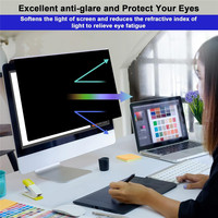 Film de protection d'écran anti-lumière bleue en acrylique pour iMac 21 24 27 pouces, protecteur d'écran amovible pour Macbook14