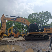 Excavatrice sur chenilles d'occasion Cat 336D2, 36 tonnes, 208 kW, godet de 1,8 m, pompe hydraulique Kawasaki, importée du Japon