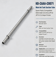 Tube d'aspiration du réservoir d'encre principal KB-CAA-C0071, pièces de rechange compatibles avec les imprimantes à jet d'encre CIJ KGK CCS-R et JPT-D
