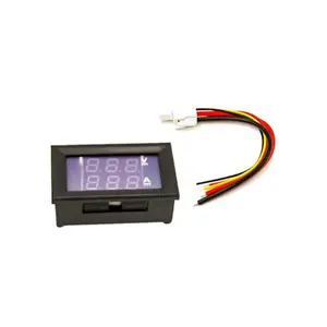 0-100V 10A Digital Voltmeter Ammeter Dual Voltage Detector Current Meter Panel Amp Volt Gauge 0.28" Red Blue LED