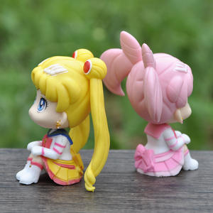 Figurine PVC tendance <span class=keywords><strong>Sailor</strong></span> <span class=keywords><strong>Moon</strong></span>, modèle mignon Tsukino Usagi, petite poupée ornementale, cadeau pour filles de 14 ans et plus - Product Image 3