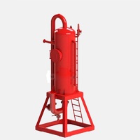 Séparateur de gaz liquide H2S / Séparateur de gaz de boue, équipement efficace de haute qualité, garantie 1 an pour les champs pétrolifères