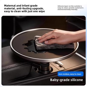 Table flottante multifonctionnelle pour <span class=keywords><strong>voiture</strong></span>, <span class=keywords><strong>plateau</strong></span> pour siège avant, table à manger pour <span class=keywords><strong>voiture</strong></span>, outil pratique pour les conducteurs, <span class=keywords><strong>plateau</strong></span> de service côté passager - Product Image 2