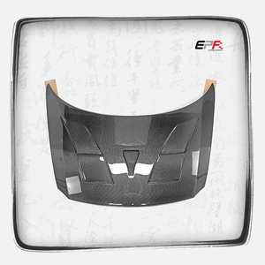 Capot ventilé en fibre de carbone léger de style AM pour Honda CR-Z ZF1 11-16 - Product Image 1