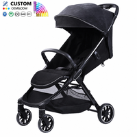 Luxe Loopingfun D959 3-en-1 bébé landau chariot poussette cadre en acier inoxydable grandes roues 20KG capacité de charge tirant Pod Passes