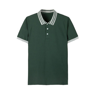 Confortable 95% coton 5% Spandex 250gsm enfants polo à manches courtes personnalisé Logo Design décontracté école uniforme tricoté - Product Image 3