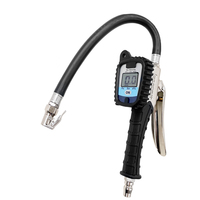Gonfleur de pneus numérique THB BG40, pistolet de gonflage, 4,41 bars, jauge de pression LCD, buse d'air 1/4'', alliage d'aluminium pour voiture et moto