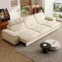 Modernes Elektrisches Sofabett-Set Ausziehbar Ohne Wandlücke Abnehmbar Waschbarer Stoff Umweltfreundlich Verstellbar Langlebig für Wohnzimmer