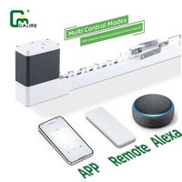 Galime Nouveau Mini Moteur de Rideau Intelligent Tuya Wifi Alexa Rail de Rideau Motorisé et Kit de Rideau pour Salon