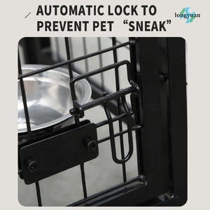 Büyük Irklar İçin Demir Çatılı ve Panelli Ağır Hizmet Tipi Paslanmaz Çelikten Büyük Boy Açık Hava Profesyonel Köpek Kulübesi - Product Image 3