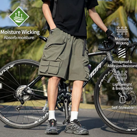 Shorts techniques pliables pour hommes Gorpcore avec logo personnalisé, cargo à séchage rapide sous marque privée, OEM complet pour marques premium