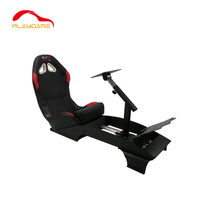 Silla de juego Soporte de cabina Volante de conducción F1 Cabina Simulador de conducción de automóviles Sim Racing Cabina para PS4 PS5