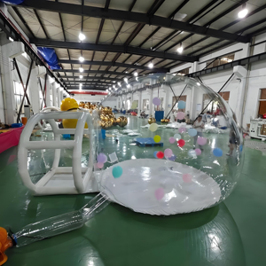 Şişme kamp temizle şeffaf PVC kabarcık açık ev kubbe çadır çocuklar parti kabarcık çadır ev - Product Image 2