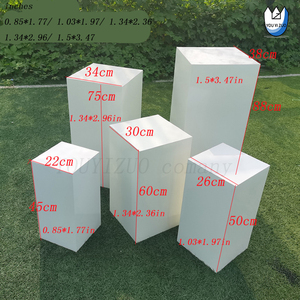 Youyizuo sắt plinths Bộ 3 món tráng miệng hiển thị đứng Bảng trang trí tiệc sinh nhật đặt bệ phụ kiện đám cưới trang trí - Product Image 4