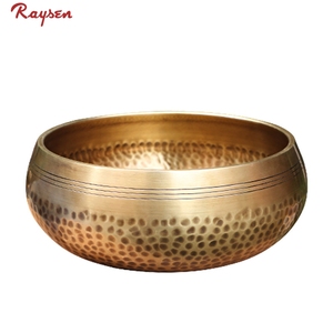 Cuencos Tibetanos de Latón Raysen ESB-LP al por Mayor de Nepal, Cuenco Tibetano para Meditación - Product Image 4