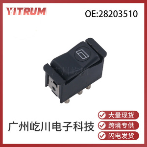Mercedes Benz Power Window <b>Switch</b> 0028203510 1NO Non Illuminated <b>Push</b> <b>Button</b> For Car Door Control - Product Image 5