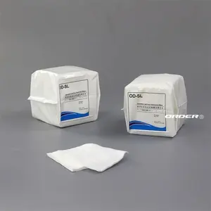 Replace MicroPure wipe Nonwoven mesh Lyocell viscose 1/4 fold thick film transistor electronics cleanroom lint-free wiper