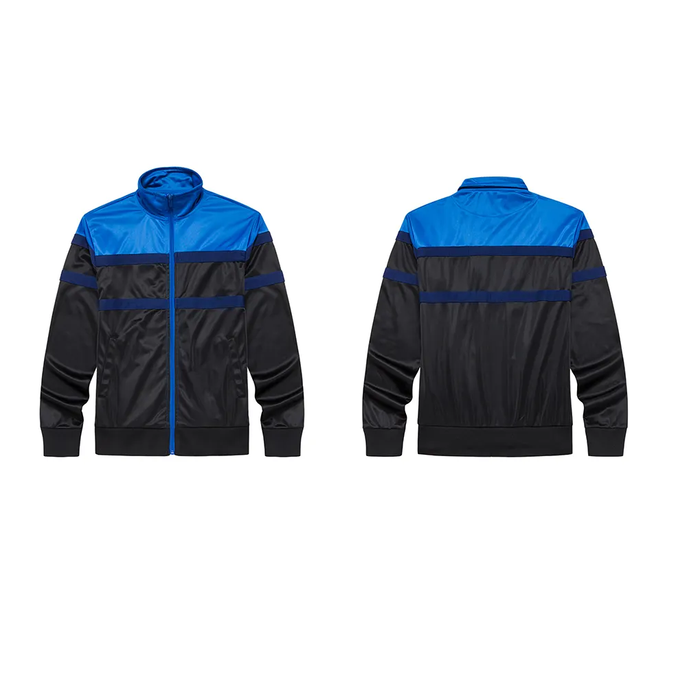 FREE SAMPLE High Quality Full Zip Polar Fleece Sleeved Mens Tracksuit Jacket Outdoor Running Lightweight Sports Mens Jacket