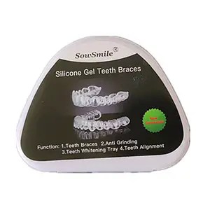 Gel Silikon Pelindung Gigi Oral Pemutih Gigi, Kawat Gigi Anti Gerinda Pemutih Mulut Penjaga Malam Bruxism