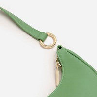 Sac à bandoulière demi-lune en cuir Pu pour femmes, sac à main personnalisé, pochette pour femmes, nouvelle collection