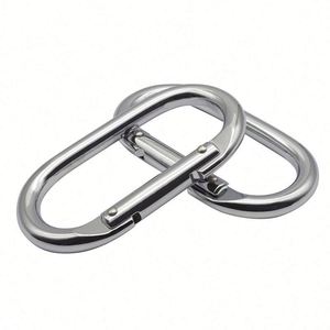 Professional Portable Waterproof Quick-hanging High Strength Alloy Steel Carabiners <b>Fire</b> Safety Buckles Mountaineering - Product Image 1