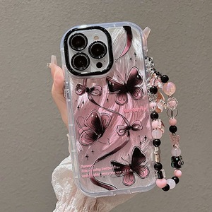 Ph010 Bướm Cho iPhone 16Promax/14 Điện Thoại Trường Hợp 16 Cộng Với/13Pro Cao Vẻ Đẹp 12/11 Lông Sợi XS Phiên Bản Mới - Product Image 1