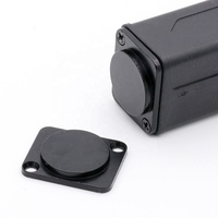 Casing Plastik untuk Konektor Daya AC, Pelindung untuk Konektor Daya XLR 6.35mm, Extender DIY