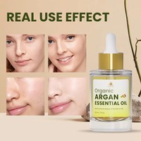Sérum Bio Naturel Soin Visage et Cheveux Prix Usine Traitement Anti-rides Anti-âge Huile d'Argan pour Massage