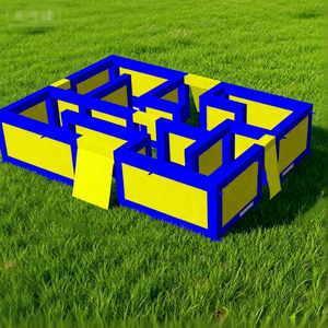 Labirinto Gonfiabile Gigante per Esterni, Scuole e Uso Commerciale, Ecologico, Personalizzabile in Dimensioni e Colore, Noleggio, Spiaggia, in Offerta - Product Image 1