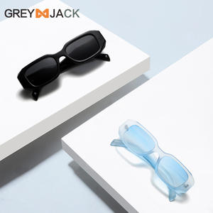 Gafas de Sol Polarizadas de Estilo Europeo Americano, Montura Negra TR90, Protección UV400, Unisex, Ligeras, Diseño Cuadrado Pequeño - Product Image 2