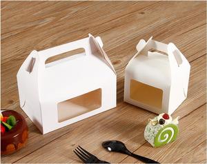 Giấy kraft phân hủy sinh học hộp bánh cửa sổ trong suốt tùy chọn dập nổi đường tương thích di động cupcake muffin hộp nướng - Product Image 6